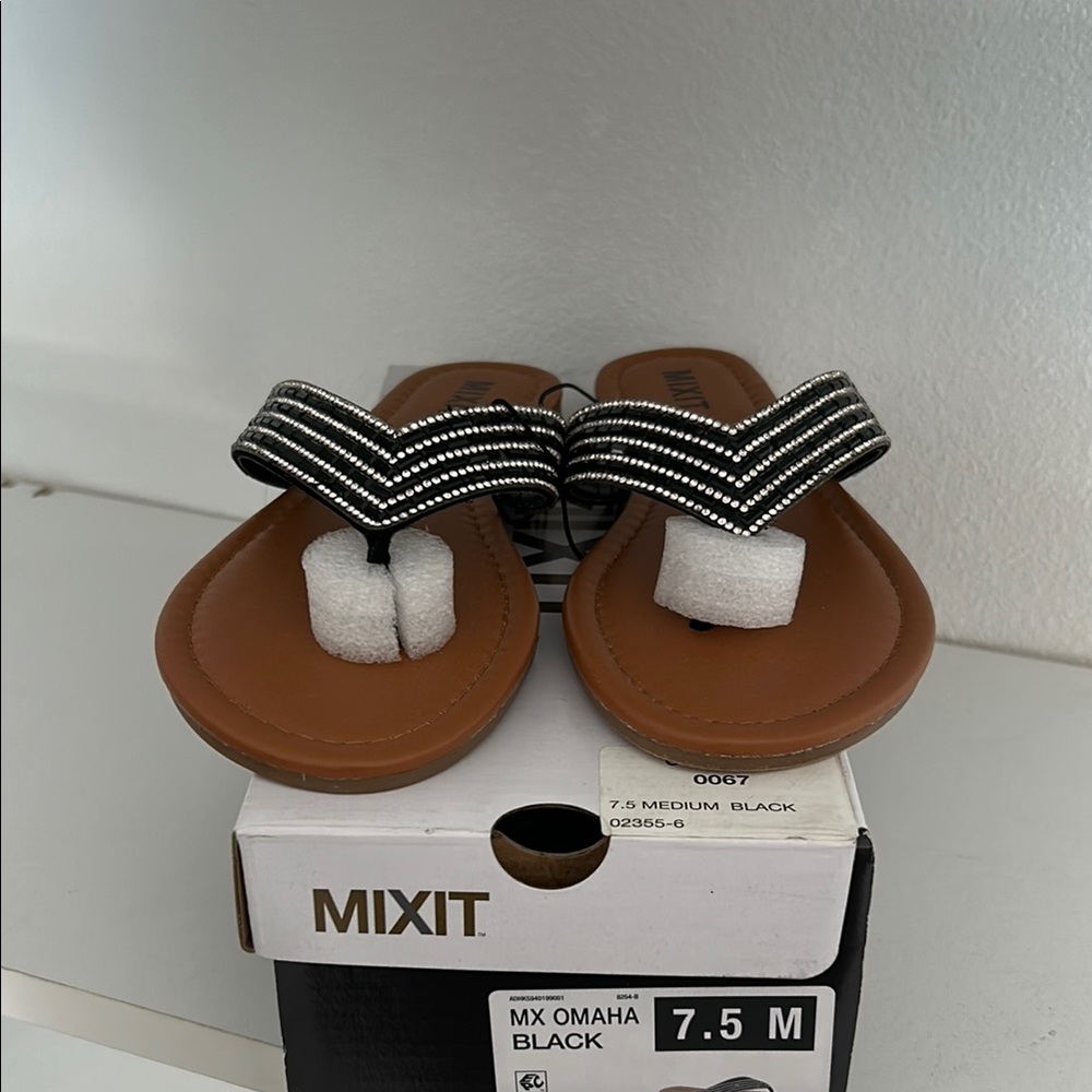 Mixit Black Sandals